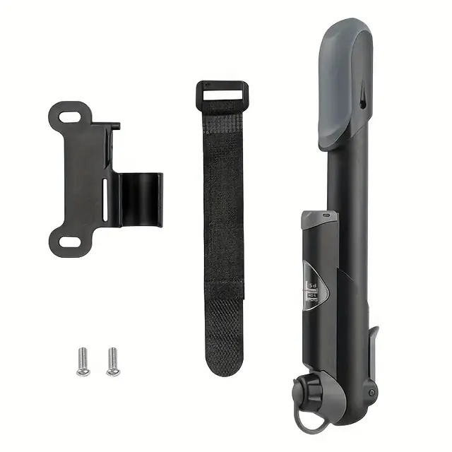 Bicycle Hand Pump with Pressure Gauge