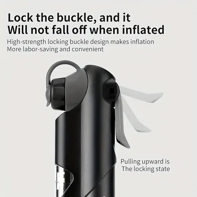 Bicycle Hand Pump with Pressure Gauge