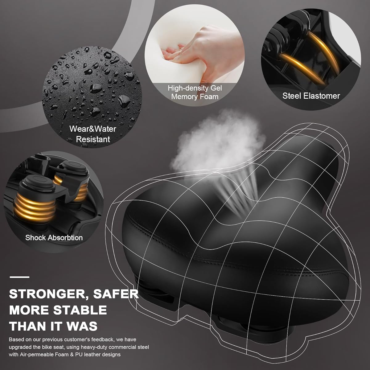 Comfort Bicycle Saddle