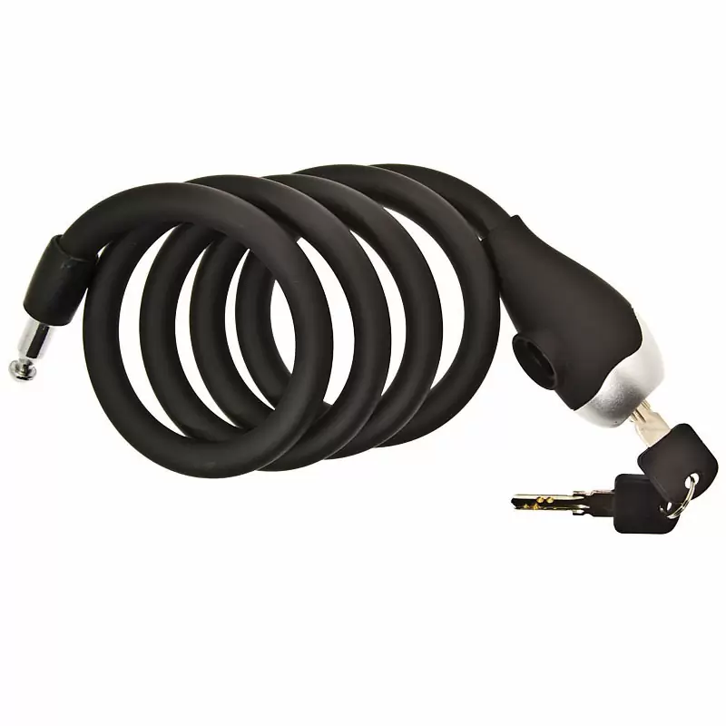 BRN Silicone Coated Coil Cable Lock