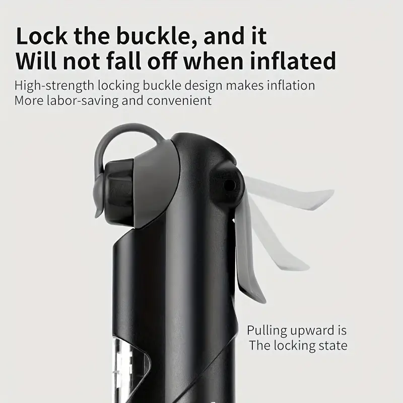 Bicycle Hand Pump with Pressure Gauge